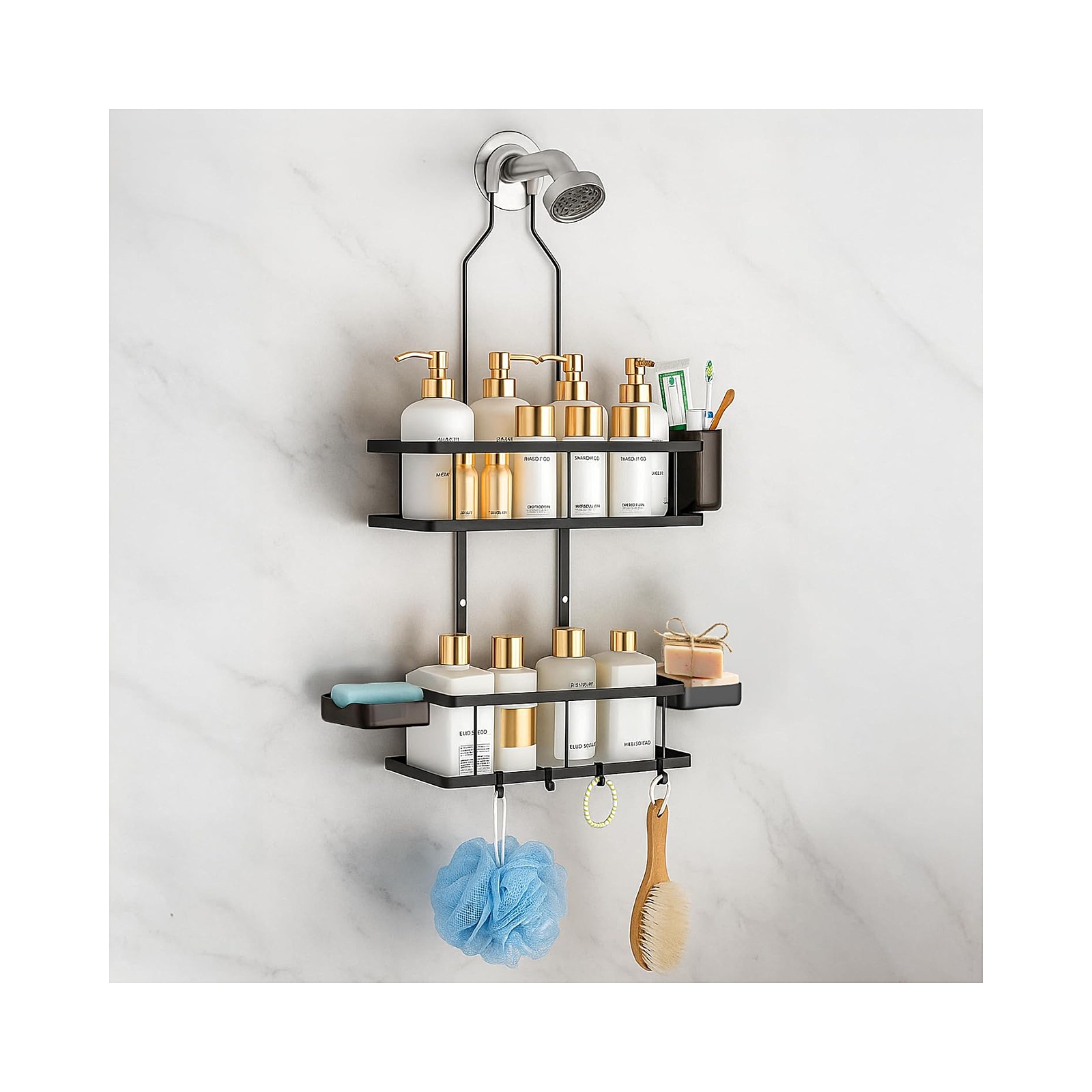 Hanging Shower Caddy — 5-Piece Set