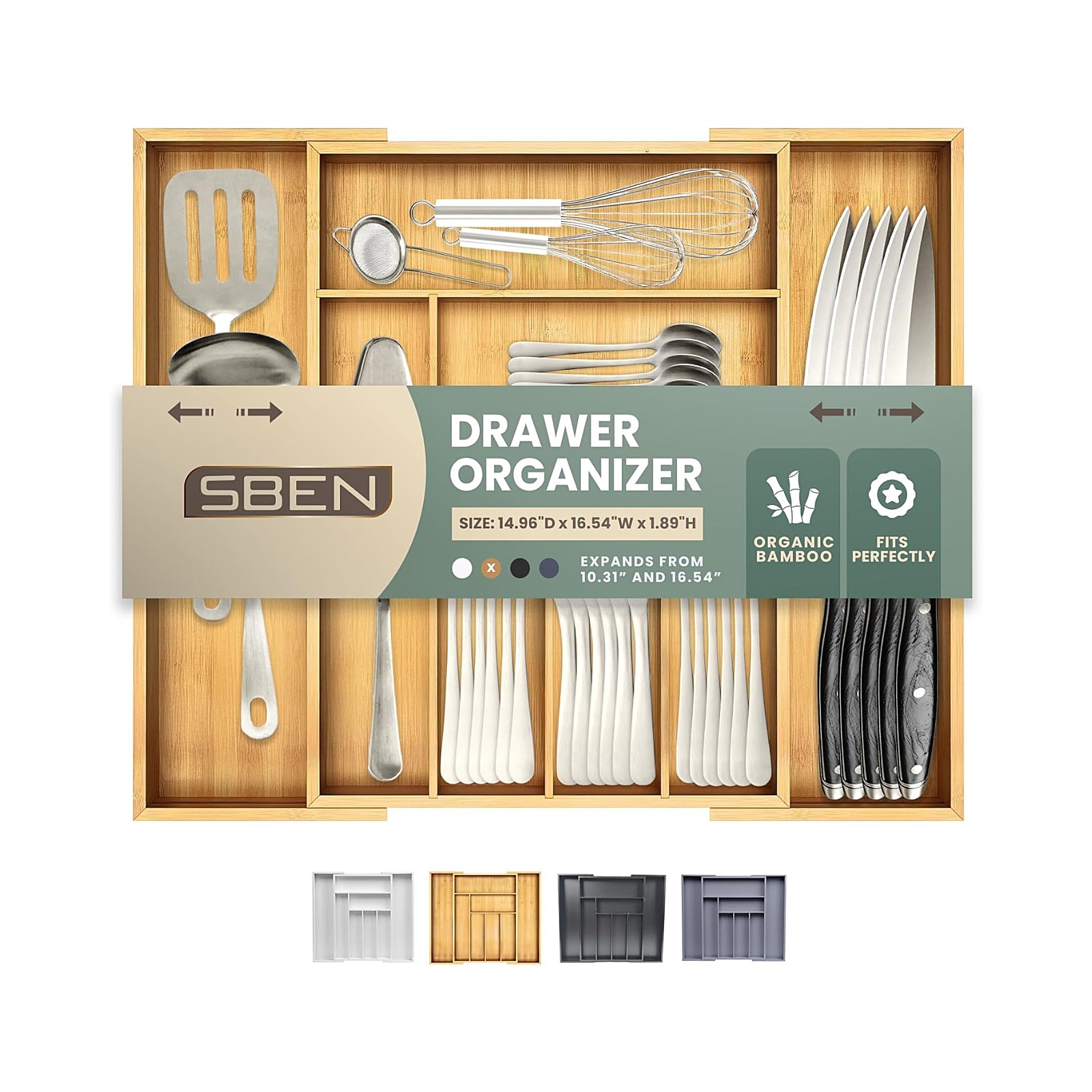 Expandable Drawer Organizer — Medium