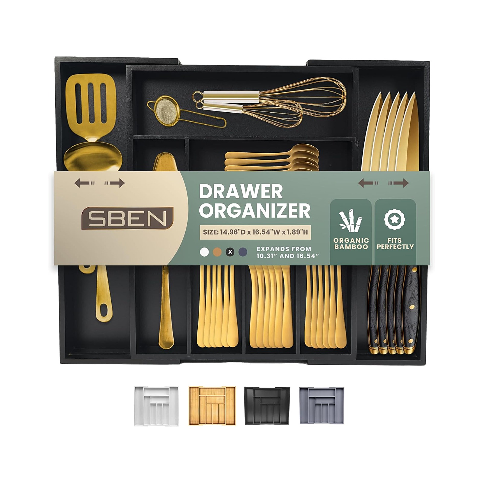Expandable Drawer Organizer — Medium