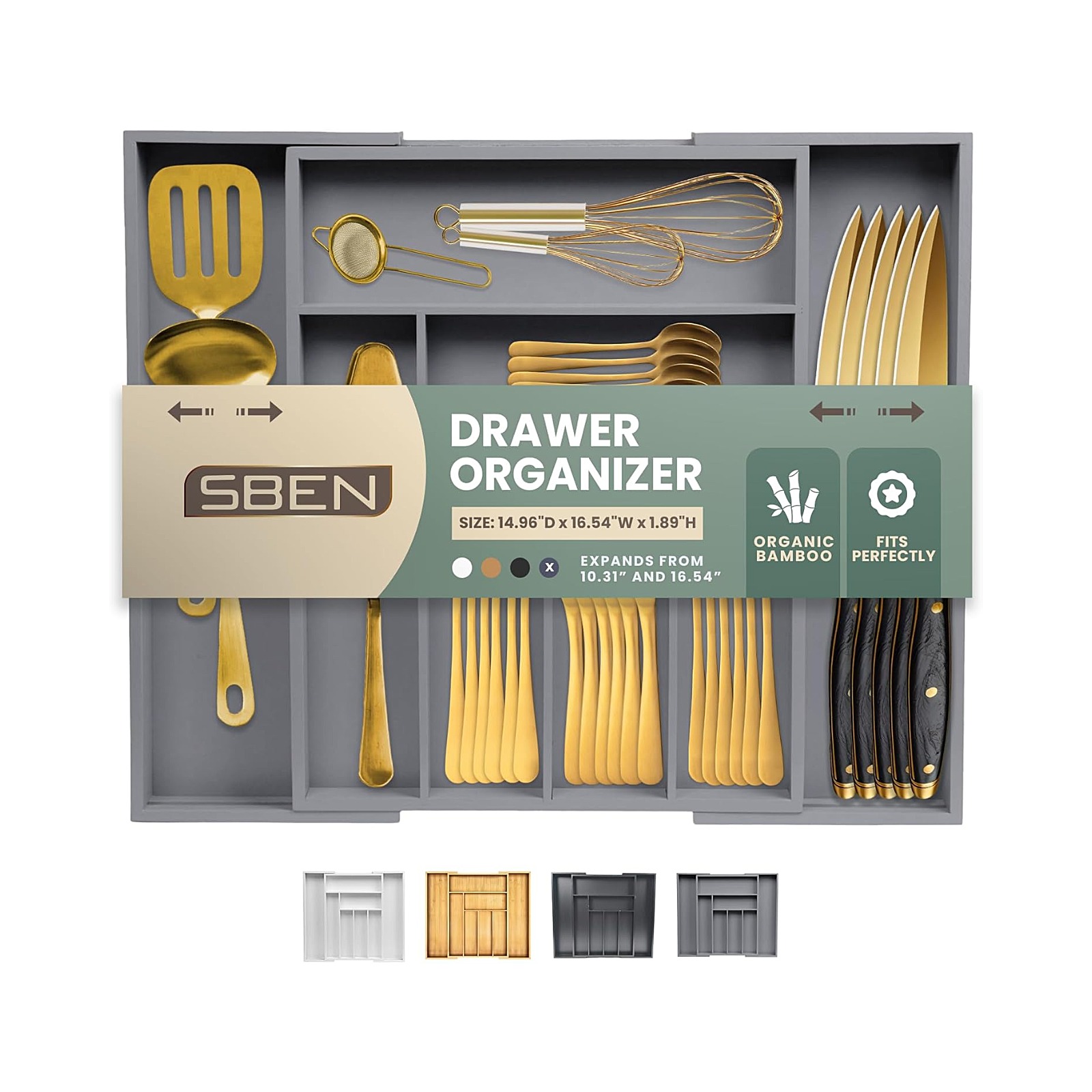 Expandable Drawer Organizer — Medium