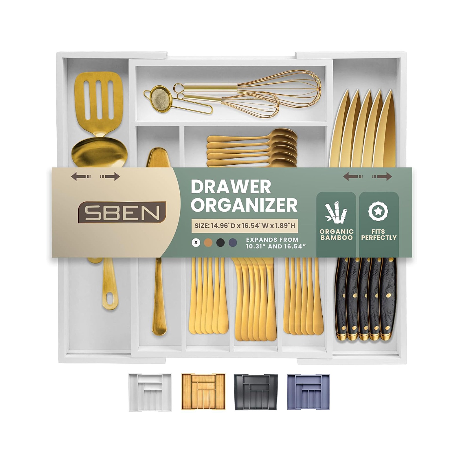 Expandable Drawer Organizer — Medium