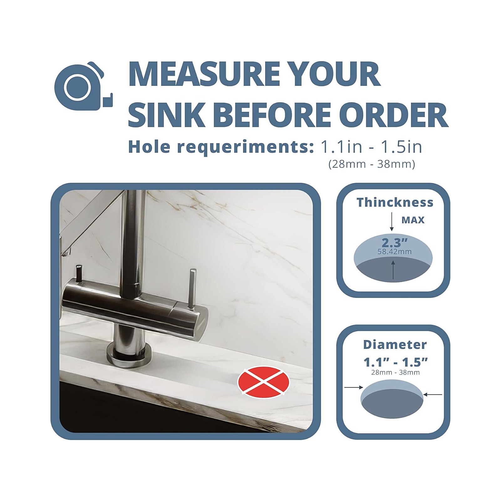Built-in Sink Soap Dispenser, 17 oz — Brushed Nickel — view 18