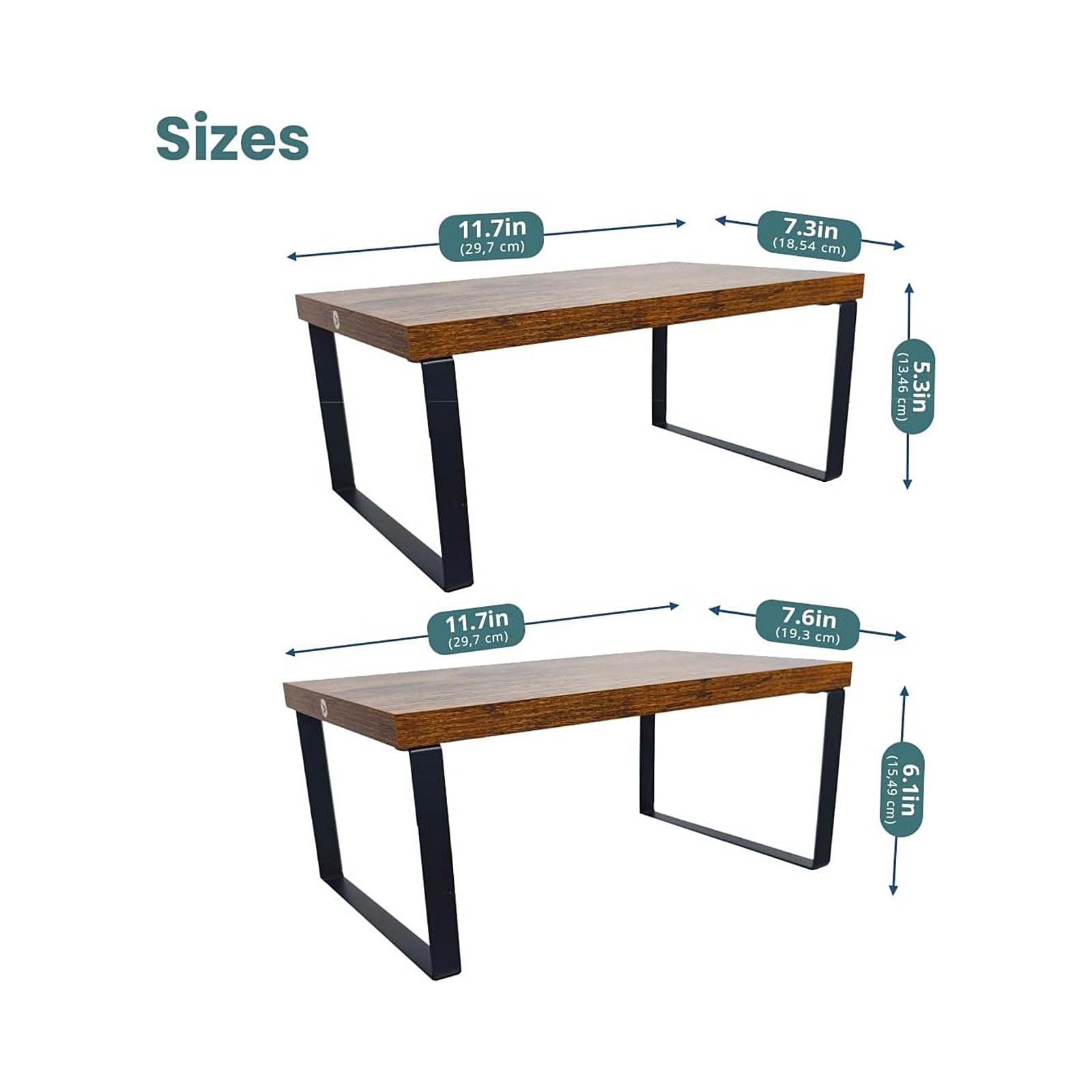 Cabinet Organizer Shelf — Set of 2, Standard