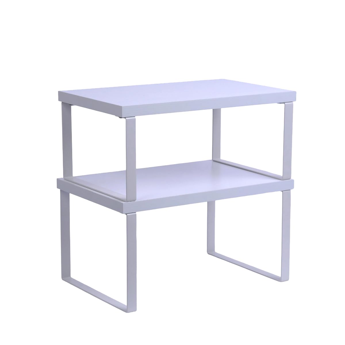 Cabinet Organizer Shelf — Set of 2, Standard — White — view 10