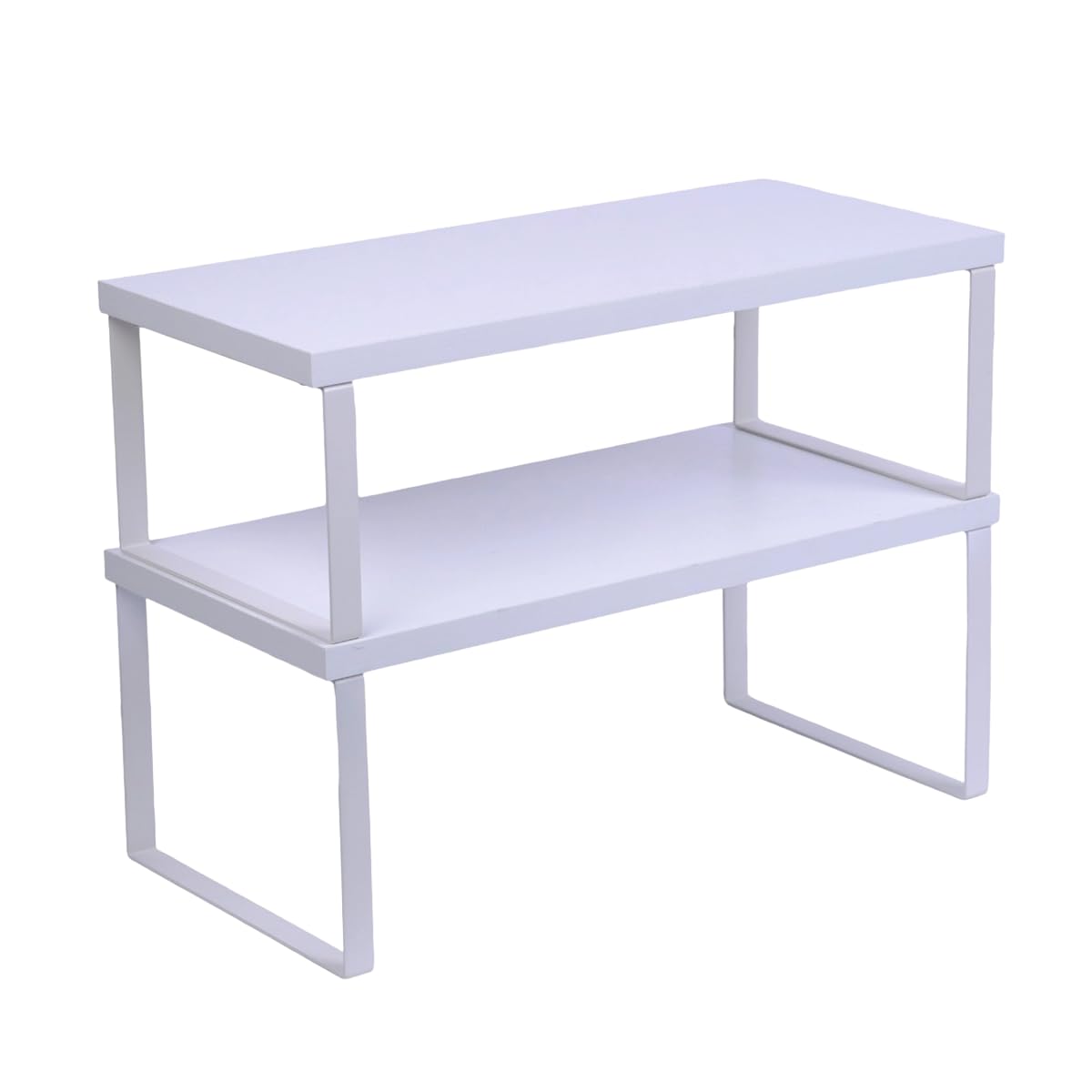 Cabinet Organizer Shelf — Set of 2, Large — White — view 10